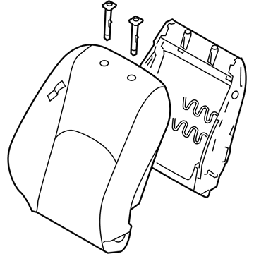 Kia 883052J370ACL Back Assembly-Front Seat Driver