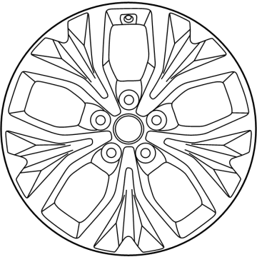 Kia 52910R0110 Wheel Assembly-Aluminium