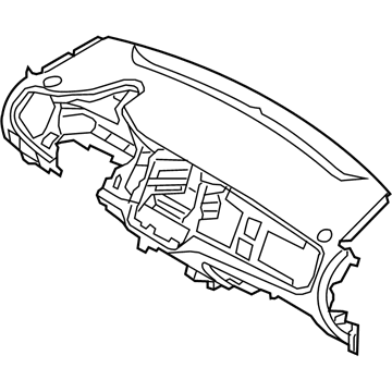 Kia 847103W020WK Crash Pad Assembly-Main