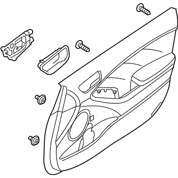 Kia 82306A7040D2M Panel Assembly-Front Door Trim