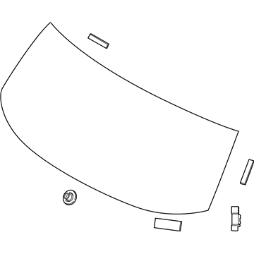 Kia 87110S9200 GLASS ASSY-TAIL GATE