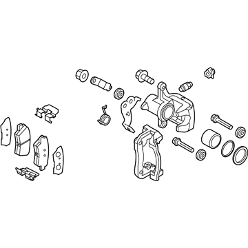 2021 Kia Soul Brake Caliper Bracket - 58230K0000