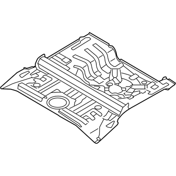 Kia 655102K300 Panel Assembly-Rear Floor