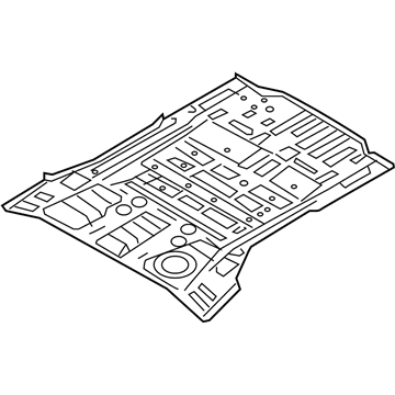 Kia 655121U020 Panel-Rear Floor