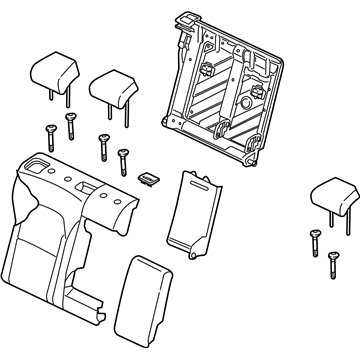 Kia 89400J5110CKY Back Assembly-Rr Seat RH