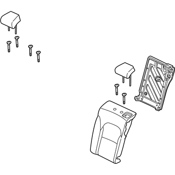Kia 89300J5020CKS Back Assembly-Rear Seat LH