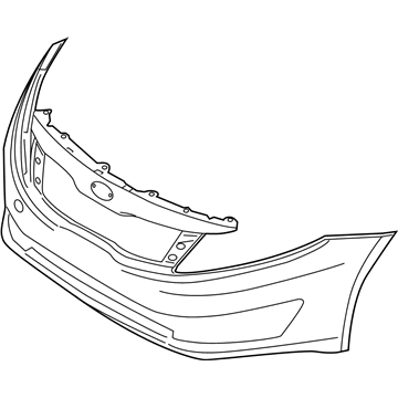 Kia 865114C000 Front Bumper Cover