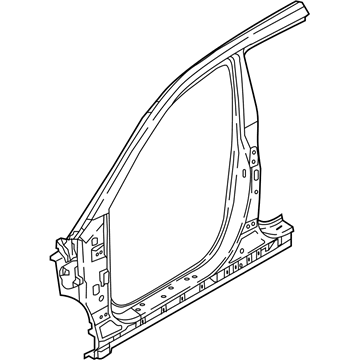 Kia 71110Q4A00 Panel Assembly-Pillar Ou