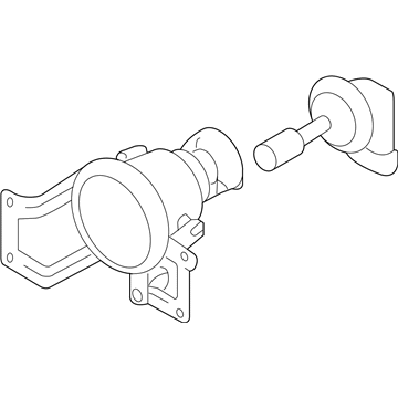 Kia 922011F000 Fog Lamp Assembly, Left