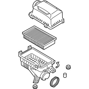 2019 Kia Rio Air Filter Box - 28110H9600