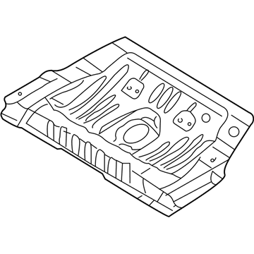 Kia 0K2SA53720A Panel-Center Floor