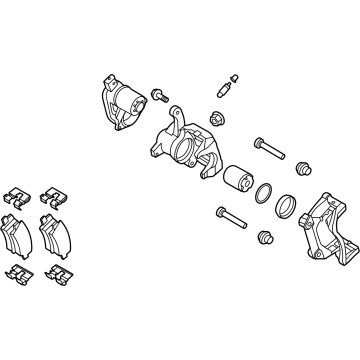 Kia 58230L1050 Rear Wheel Brake Assembly