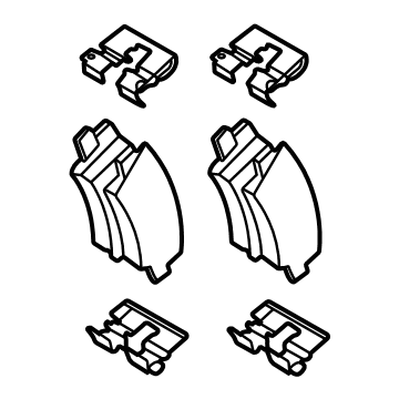 2024 Kia K5 Brake Pad Set - 58302L1A00