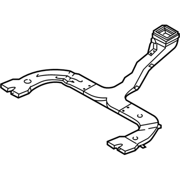 Kia 0K53A61270B Duct-Heater,Center