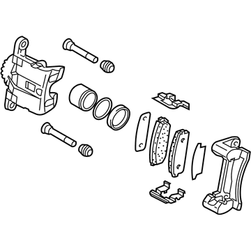 2003 Kia Sorento Brake Caliper Bracket - 582103E200