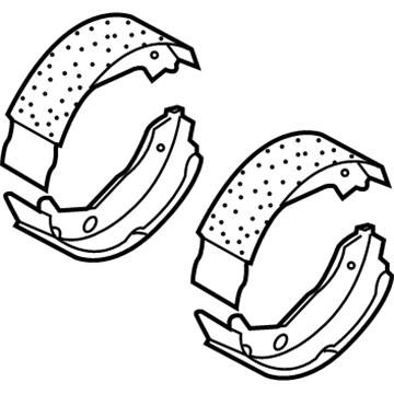 2007 Kia Sorento Brake Shoe Set - 583503EU00