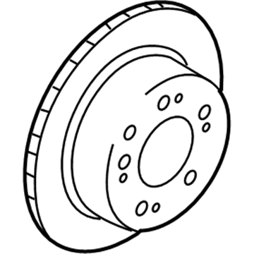 Kia Sorento Brake Disc - 584113E500