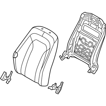 Kia 884042T100AK8 Back Assembly-Front Seat Pa