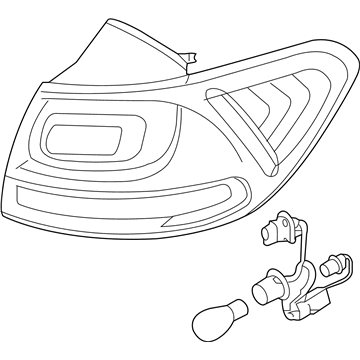 Kia 92401C6101 Lamp Assembly-Rear Combination