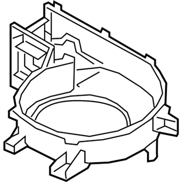 Kia 97112H9000 Case-Blower,Lower