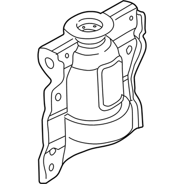 Kia 5533038601 Bracket Assembly-Rear Side ABSORBER Mounting