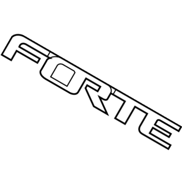 Kia 863101M000 Forte Emblem