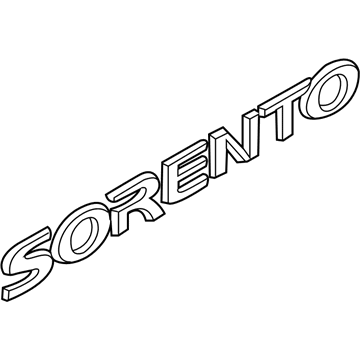 Kia 863103E001 Sorento-Emblem