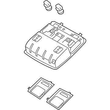 Kia 928001U300H9 Lamp Assembly-OVERHEADEAD Console