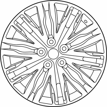 Kia 52910F6610 Wheel Assembly-Aluminium