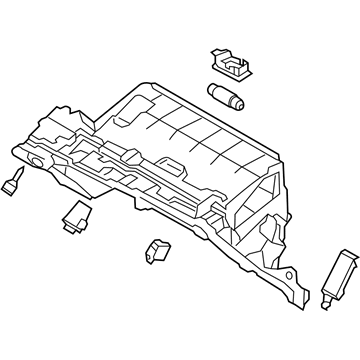 Kia 84540F6000AYK Cover Assembly-Glove Box