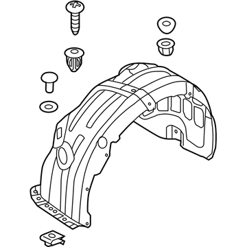 Kia 86812A8500 Guard Assembly-Front WHE