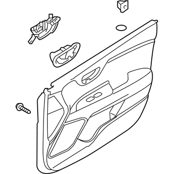 Kia 82301H9000BGH Panel Complete-Front Door