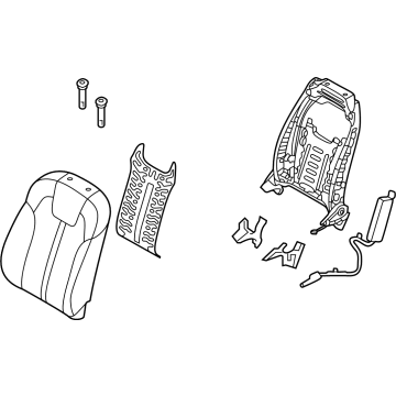 Kia 88300R5000MQV Back Assembly-Fr Seat,LH