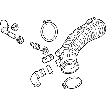 2014 Kia Forte Air Intake Coupling - 28140A7900