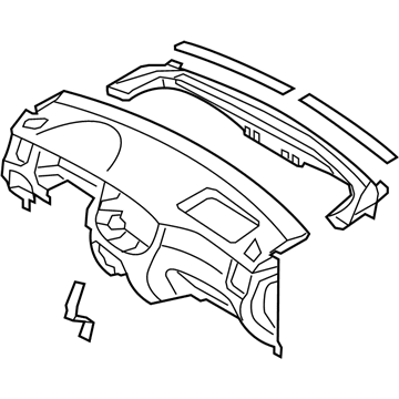 Kia 847101G100RU Crash Pad Assembly-Main