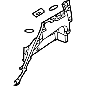 Kia 857301D301S8 Trim Assembly-Luggage Side