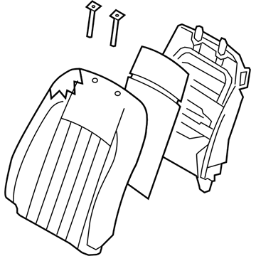 Kia 884003T710KEN Back Assembly-Front Seat Pa