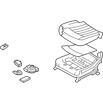 Kia 882003T610KBW Cushion Assembly-Front Seat