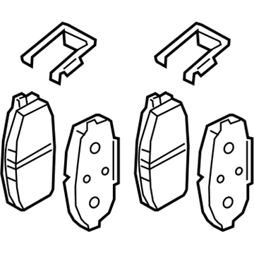 2020 Kia K900 Brake Pad Set - 58101J6A20