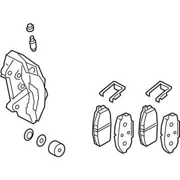 Kia K900 Brake Caliper - 58110J6200