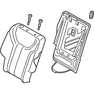 Kia 89400S9011ONC Back Assembly-2ND Seat,R