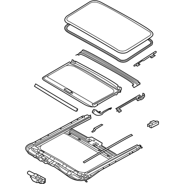 Kia 81600A7000ED Sunroof Assembly