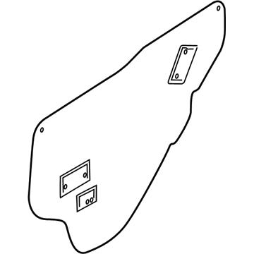 Kia 833921M010 Seal-Rear Door Trim RH