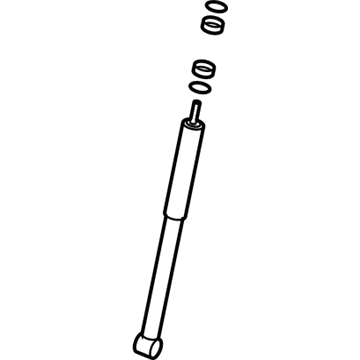 Kia 0K53A28700E Rear Shock Absorber Assembly