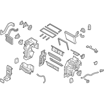 Kia 97205D5050 Heater & EVAPORATOR