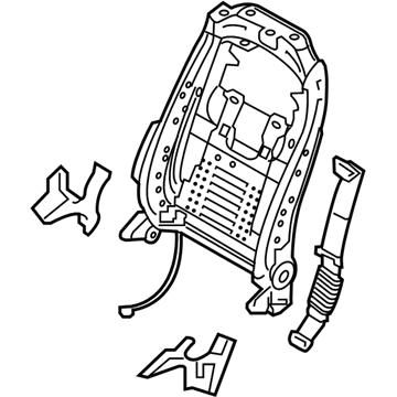Kia 88310C6740 Frame Assembly-Front Seat B