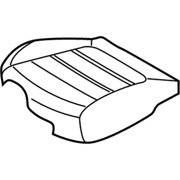 Kia 88160C6610C76 Front Cushion Covering Left