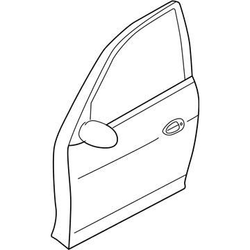 Kia 0K2AA58020E Panel Assembly-Door,RH