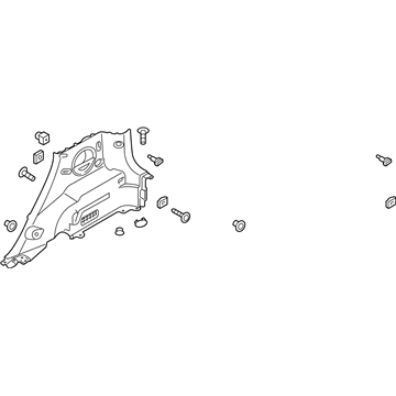 Kia 85740B2600EQ Trim Assembly-Luggage Side
