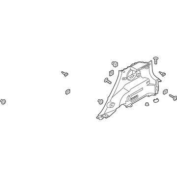 Kia 85740B2800EQ Trim Assembly-Luggage Side